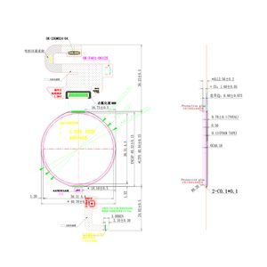Visionox thông minh xem 1.508 ''amoled Màn hình 466x466 450 CD/M độ sáng qspi/mipi giao diện - Product Image 6