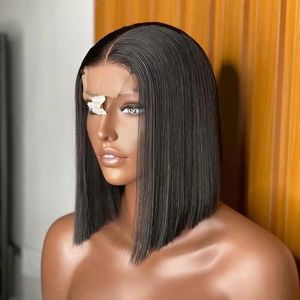 100% ナチュラル未処理バージン人毛ボーンストレートオレンジエクステンション化学処理のスーパーダブルドローウィッグ - Product Image 2