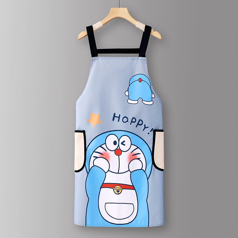 Doraemon-SJ614Toalla de mano impermeable recubierta con correa