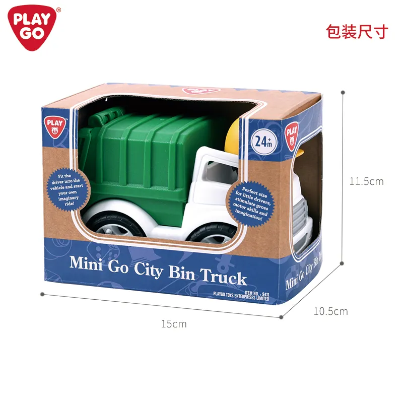 Brinquedo Playgo MINI GO CITY BIN TRUCK para bebês