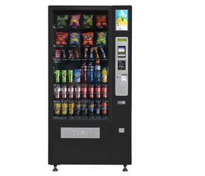 JSBS VCM4-4000组合小吃和饮料自动售货机与液晶广告屏幕杂货 - Product Image 1