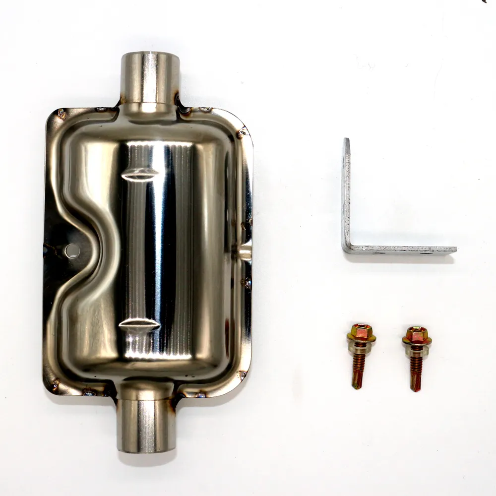Silenciador de cano de escape okyrie, silenciador de som eficaz com redução 24mm/0.94 polegadas para carro e diesel