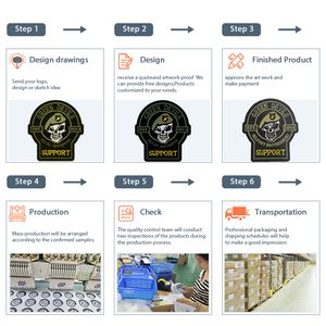 Thêu biểu tượng tùy chỉnh các bản vá lỗi và Phù Hiệu chiến thuật các bản vá lỗi thêu với sắt trên cho quần áo, ba lô, t-shirt - Product Image 3