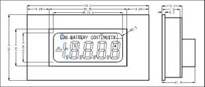 Benutzer definierte 45 4 1/2 Ziffer LCD-Anzeige Spannungs relais Meter Digital multimeter LCD - Product Image 5