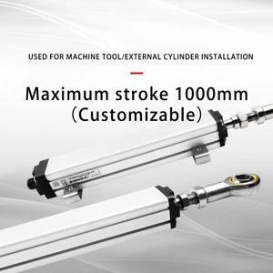 Transductor de posición lineal personalizado TEC ER, Sensor de desplazamiento LVDT magnetostrictivo para medición de ángulo y posición lineal