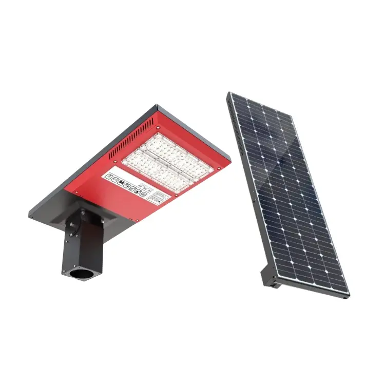 Buon prezzo integrato solare 300w LED lampione lumen telecomando impermeabile Ip65 giardino esterno luci strada solare