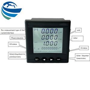 Intelligentes Multifunktion messgerät 3-Phasen-4-Draht-Leistungsmesser AC-Energie monitor Kwh-Stromzähler für den Stromzähler der Gebäude automation - Product Image 1