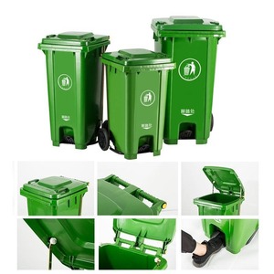 塑料轮式集装箱120L/240L/360L/660L/1100L塑料移动垃圾桶中国制造 - Product Image 3