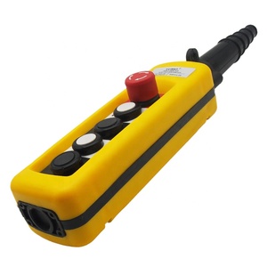 XCD-62P 5-Loch-Hand-Schalterbox mit Drückknopf 1 Notstopp Dreh-Wiedersetzen 2 Satz ineinandergreifende Knopfleiste automatischer Wiedersetzen - Product Image 2