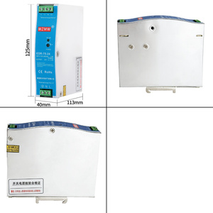 MZMW-Fuente de alimentación conmutada para carril DIN, salida única, entrada de 100-220VAC, salida de 24V, SMPS - Product Image 4