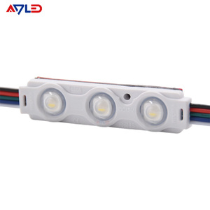 12 VDC Gute optische 160 Grad Fledermaus flügel linse Multi Color 3 LED 1,08 W Wasserdichtes RGB RGBW LED-Modul LED RGBW LED-Module - Product Image 1