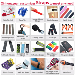 Custom Ski Straps Custom e Pólos Titular Laços Rubber Ski Strap EVA Protector Pads Ski Wraps Ties Band
