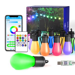 LED照明屋外クリスマスLEDライトRGBストリングデコレーションIP68評価製造 - Product Image 1