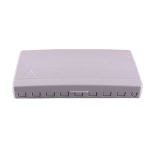 Caja de terminales de plástico para interiores, caja de terminales ABS, adaptador SC/FC/LC, 8 núcleos, 8 puertos, placa frontal FTTH, caja de conexiones de fibra óptica - Product Image 5