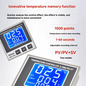 Controlador de tiempo LCD tres en uno con instrumentos de temperatura Soporte personalizado OEM y ODM