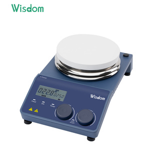 WISDOM MX-W-PT Lab Heizplatte Programmier barer Magnet rührer mit Timer PT1000 Sensor 999 Min Laborgeräte - Product Image 1