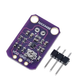 TZT GY-MAX4466 MAX4466 Elektret-Mikrofon verstärker modul Einstellbare Verstärkung OUT GND VCC-Verstärker platine 2,4-5V DC Für Arduino