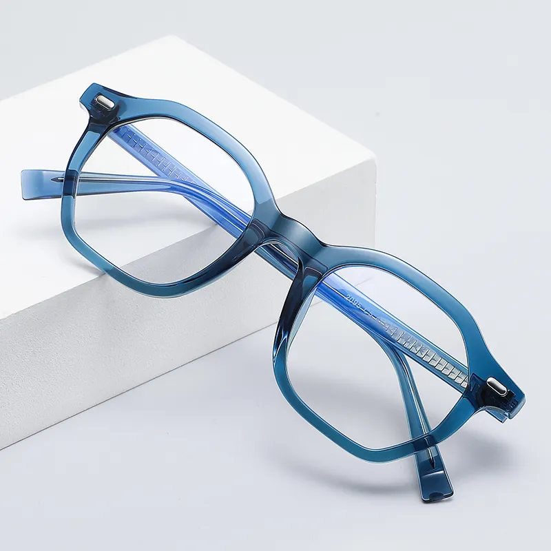 Montatura per occhiali da lettura tw12v 2095 Square TR90 Blue Light Blocking