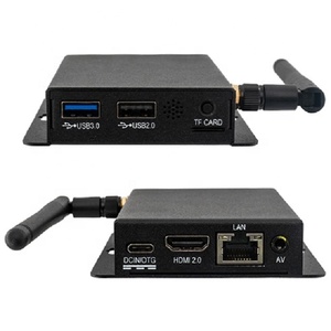Advertising Digital Signage Gateway IoT M.2 SSD WiFi Cortex-A55 Quad Core 64 Bit <strong>Embedded</strong> <strong>Computer</strong> Android Ubuntu Linux Mini PC - Product Image 1
