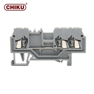 CHIKU Resorte Tipo Jaula Entrada frontal Micro Cableado Abrazadera Jaula Enchufable Din Rail Conector Bloque de terminales - Product Image 2