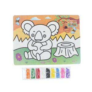 Custom <strong>Cartoon</strong> Sticker Sand <strong>Art</strong> Drawing Toy Painting Set Sand Non-Toxic Colored Sand for <strong>Kids</strong> <strong>Arts</strong> &amp; Crafts Fun Home Activities - Product Image 6