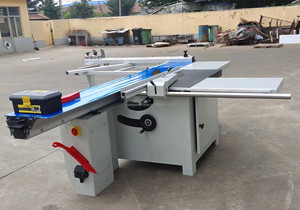 Ahşap blok levha kesme makinesi scm sürgülü masa testereleri dairesel testere bıçağı kesim makineleri çift elektrik motoru - Product Image 3