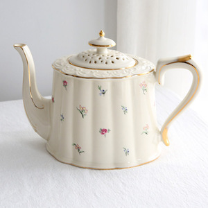 复古欧洲奢华金圈陶瓷杯碟下午茶套装咖啡茶壶套装 - Product Image 5