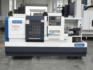 Horizontales Gewindes ch neiden CNC-Drehmaschine Programmierung CK6150 Chinesische CNC-Drehmaschine Flachbett-CNC-Drehmaschine für Metall