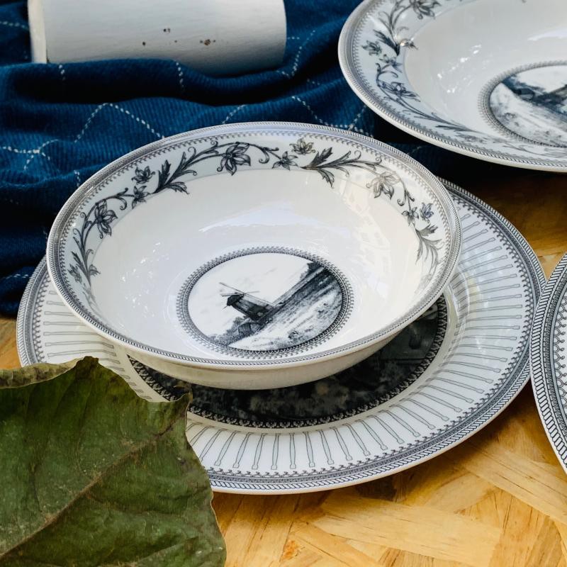 grey-6 inch bowl
