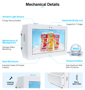 Ip55 22 Small Outdoor Advertising Led Monitor Displayer Capacitive Touch <strong>Computer</strong> <strong>Ad</strong> Totem - Product Image 5