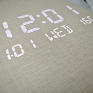 Wholesale Digital Alarm Clock <strong>LED</strong> Projector Temperature Thermometer Desk <strong>Time</strong> Date Display Projection Calendar USB Charger Wall Clock Customized