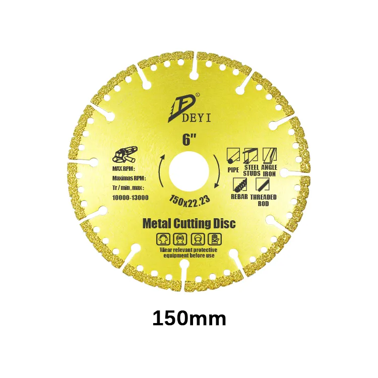 DEYI 150mm Good Quality Porcelain Circular Marble Stone Concrete Cutter Saw Bunnings Evolution Toolstation Diamond Blade