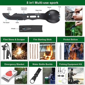 142pcs chuyên nghiệp Survival Gear và thiết bị khẩn cấp Survival <span class=keywords><strong>kit</strong></span> và <span class=keywords><strong>Kit</strong></span> Viện trợ đầu tiên cho cắm trại phiêu lưu ngoài trời - Product Image 5