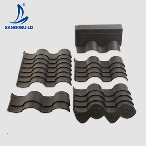 Çin etkisi Çin tarzı çatı kiremiti rakam ile benzersiz ve klasik çatı tasarımı - Product Image 2