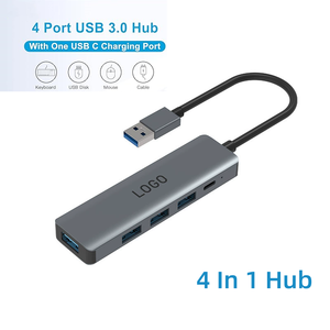 USB Hub 4 Ports, mehrere USB 3.0 Hub, USBA Splitter für Laptop mit Typ C Power Port, Extender für einen Port Laptop, PC, Desktop - Product Image 3