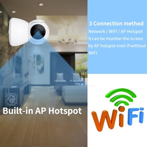 Verto Private Model V380 Pro pupazzo di neve 3.0MP WiFi telecamera di sicurezza interna con citofono vocale a due vie