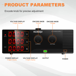 NICE-Power ซัพพลาย R-SPPS6030 60V 30A 1800W DC ปรับได้ม้านั่งทดลองการควบคุมพลังงานซ่อมแซมตั้งโปรแกรมได้ - Product Image 3