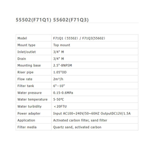 润鑫F71Q1 F71Q3 2立方米/h反渗透滤水系统用自动控制阀220V泵电机PLC核心部件 - Product Image 5