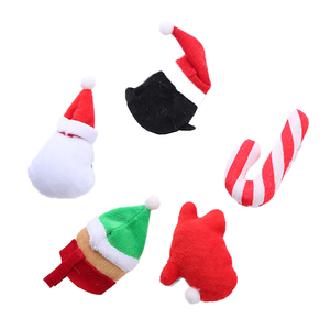 Hierba gatera interactiva ecológica Nip Tema navideño Felpa Papá Noel Pingüino Gnaw Masticar Juguetes para mascotas con menta - Product Image 6