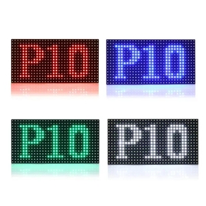 Tablero de texto de desplazamiento LED de alto brillo color azul publicidad pantalla LED P10 señal de mensaje LED electrónica al aire libre - Product Image 2