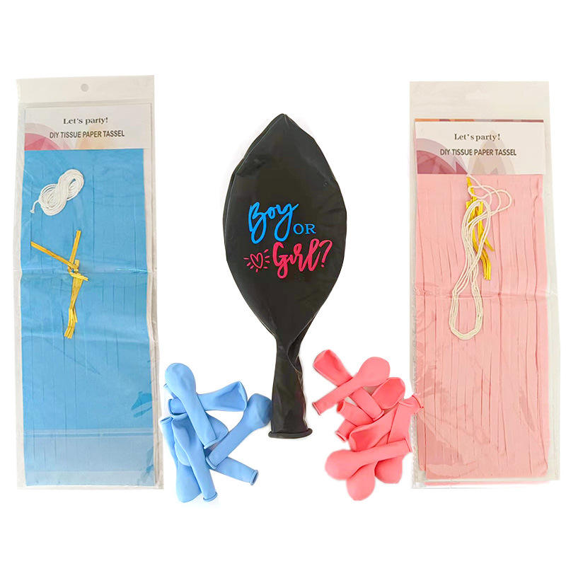 วงกลมที่สมบูรณ์แบบ36นิ้ว + ลูกโป่งขนาด5นิ้ว16ลูก + พู่