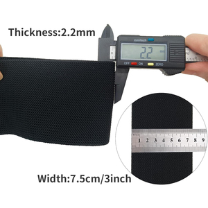 Căng Nặng Độ Đàn Hồi Cao 2 "Vải Phẳng Ban Nhạc Đàn Hồi 2 Mm Dày Đen Cao Su Eo Ban Nhạc Vành Đai Cho Quần Áo May Bện - Product Image 3