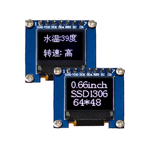 Kleine intelligente Fernbedienung mit Oled-Display Günstige monochrome LCD-Anzeige 0,66 Zoll OLED-Anzeige SSD1306