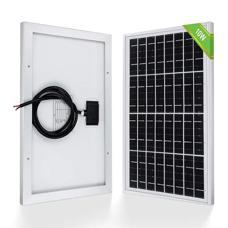 Taille OEM 12V Kit solaire 10W 20W 50W 100W Panneaux photovoltaïques Panneau solaire pour ouvre-porte de véhicule Clôture électrique Lampes solaires