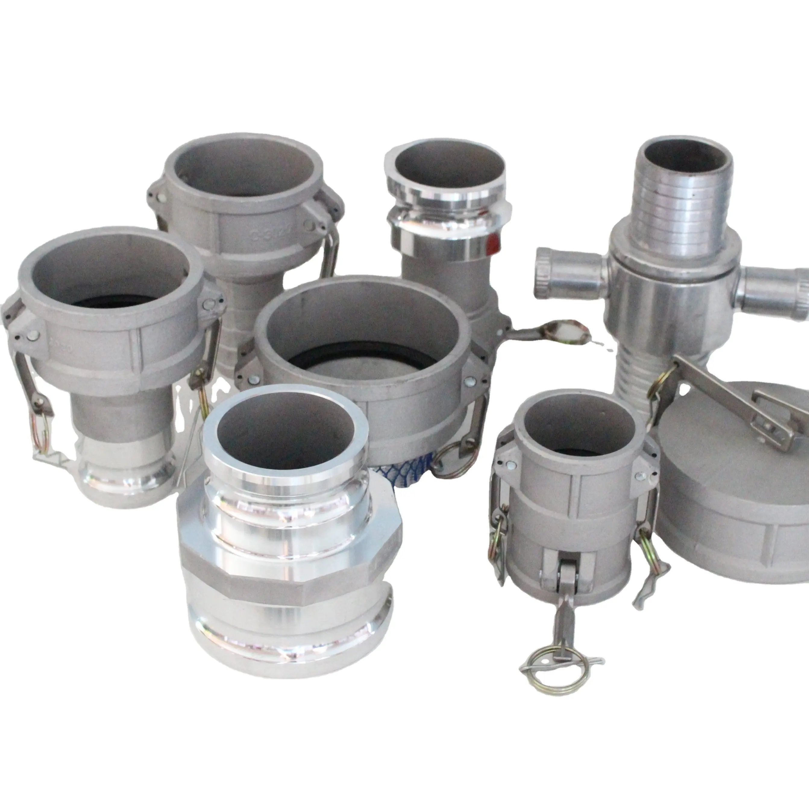 Raccordi per tubi di accoppiamento idraulico connettore rapido accoppiatore femmina X gambo del tubo riduttore Camlock in alluminio