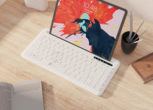 China Factory Price Custom 2.4G Wireless <strong>Mini</strong> Slim 84-Keys <strong>BlueTooth</strong> Computer <strong>Keyboard</strong> for Mobile Devices - Product Image 4