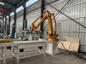 Robot paletizador Manipulación de carga y descarga brazo robótico Grúa apiladora de cuatro ejes y seis ejes brazo robótico