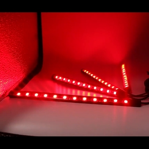 RGB светодиодное освещение салона автомобиля с USB беспроводным радиочастотным дистанционным управлением, музыкальное управление, несколько режимов освещения, декоративная лампа - Product Image 1