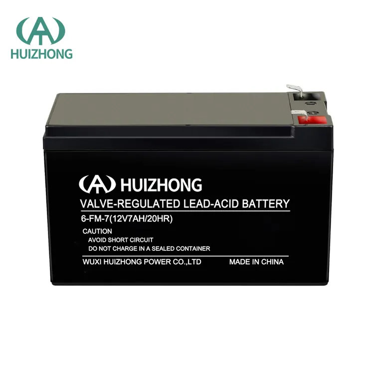 HUIZHONG ricaricabile 12V 7Ah 9Ah 10Ah 12Ah 18Ah batteria al piombo AGM backup batterie UPS