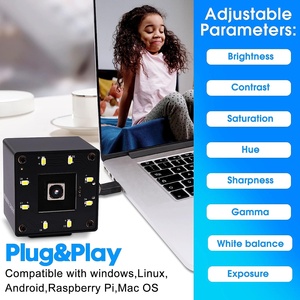 ELP 16mp Autofocus USB fotocamera per Computer CMOS IMX298 visione notturna Mini usvc Webcam con bianco LEDs per PC Raspberry Pi Jetson Nano